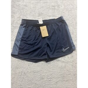 Nike Womens Medium DRI-FIT Standard Fit Polyester Soccer Shorts Blue DX0128-452